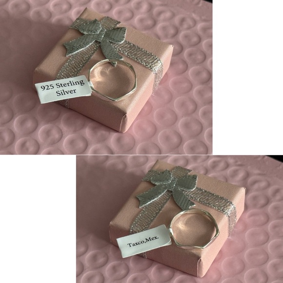 Taxco 925 Silver Wavy Ring Handmade stackable Mexican Jewelry - Picture 12 of 13